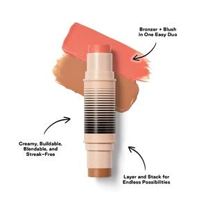 Desert Island Duo
Blush / Bronzer Stick
Shade 3